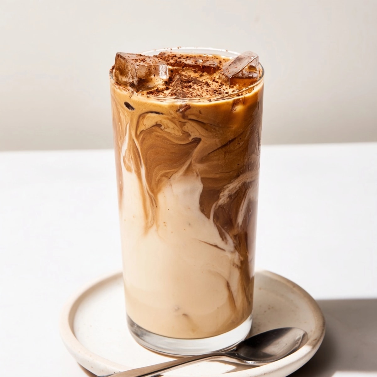 Homemade Tahini Iced Coffee recipe: enjoy a smooth and delicious Middle Eastern-inspired coffee.