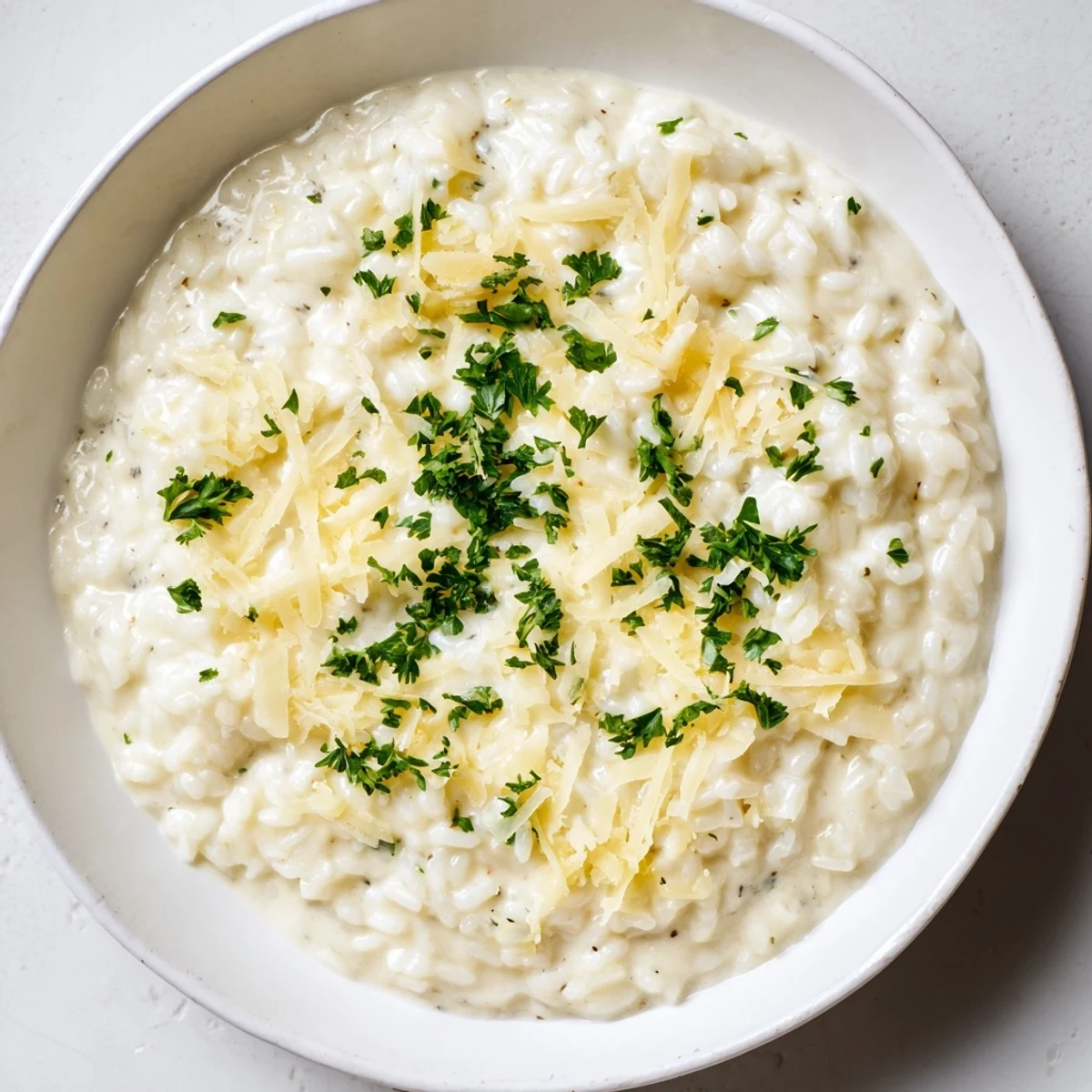 Smooth, creamy rice is bathed in a luscious sauce, perfect as a side dish everyone will enjoy.