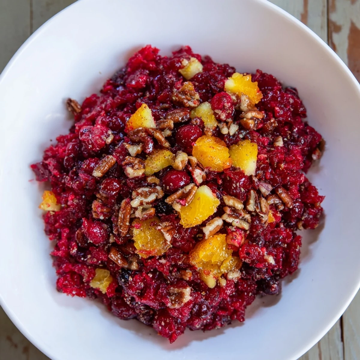 Bright, colorful Cranberry Orange Relish offers a sweet and tart holiday flavor combination.