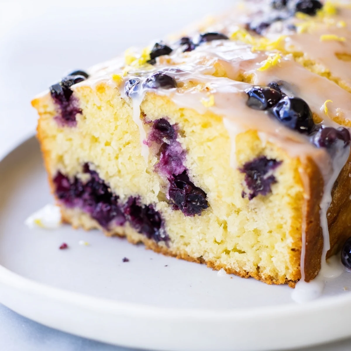 Lemon Blueberry Yogurt Loaf