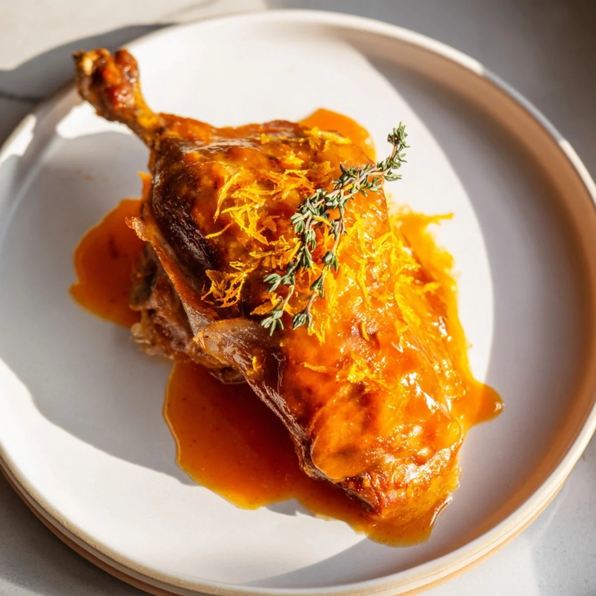 Slow Roasted Duck Orange