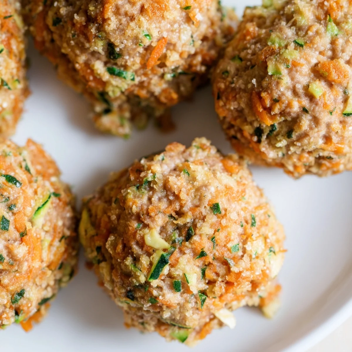 Golden-baked Turkey Snack Bites fresh from the oven, brushed with olive oil and resting on parchment paper.