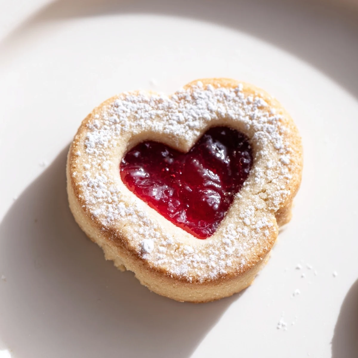 A platter of Raspberry Linzer Cookies offers a classic Austrian dessert, perfect for holiday gatherings or afternoon tea with coffee.