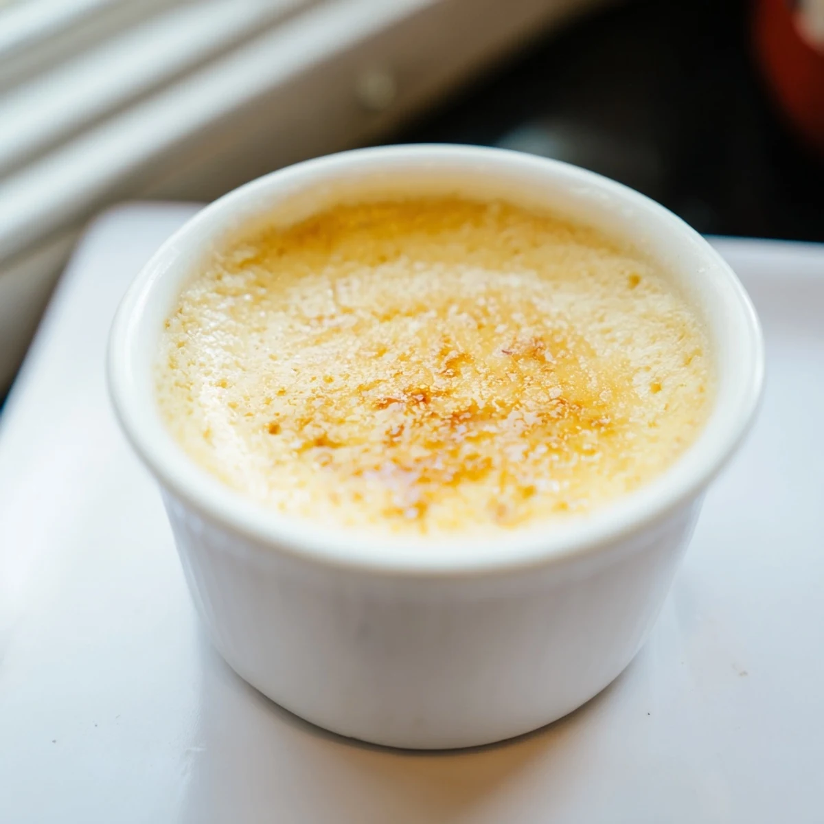 Silky Classic Baked Milk Pudding emerges from a water bath, glowing with gentle vanilla aroma.