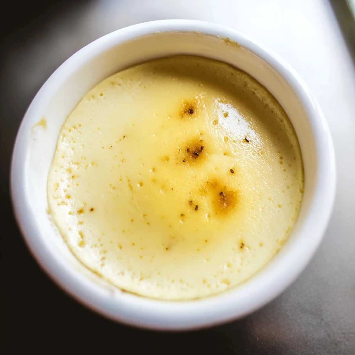 Creamy Classic Baked Milk Pudding with a golden caramelized top, served warm in a baking dish.