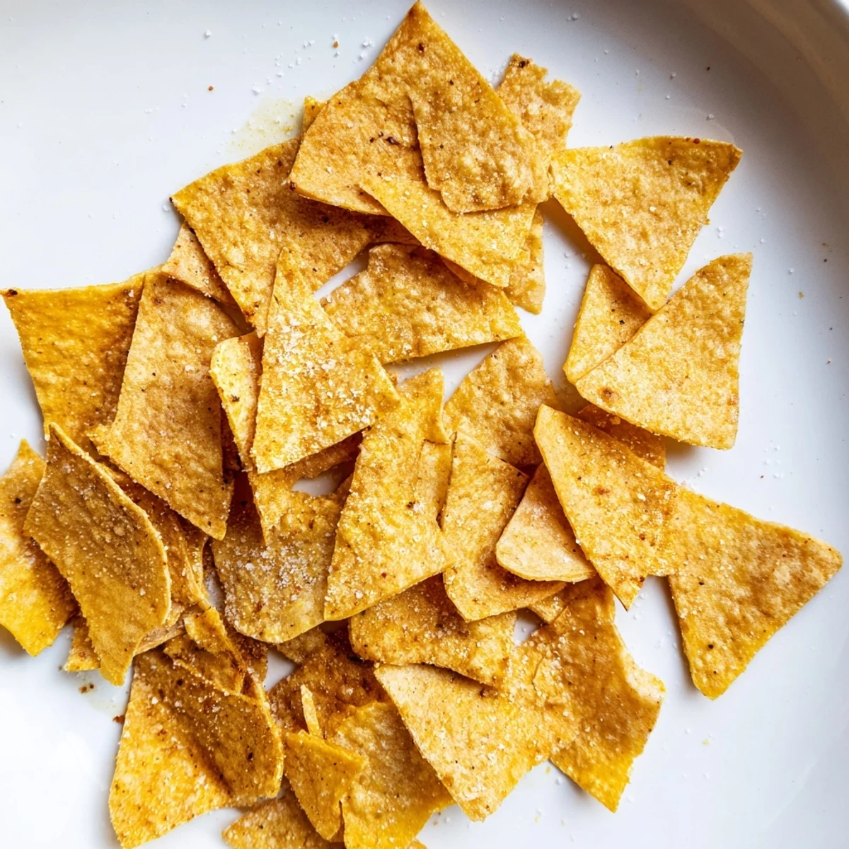 Homemade chickpea chips sprinkled with sea salt after baking until perfectly crisp