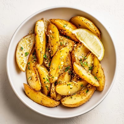 Authentic Greek Lemon Potatoes